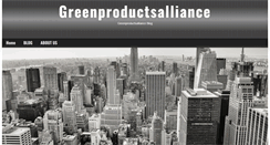 Desktop Screenshot of greenproductsalliance.com