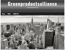 Tablet Screenshot of greenproductsalliance.com